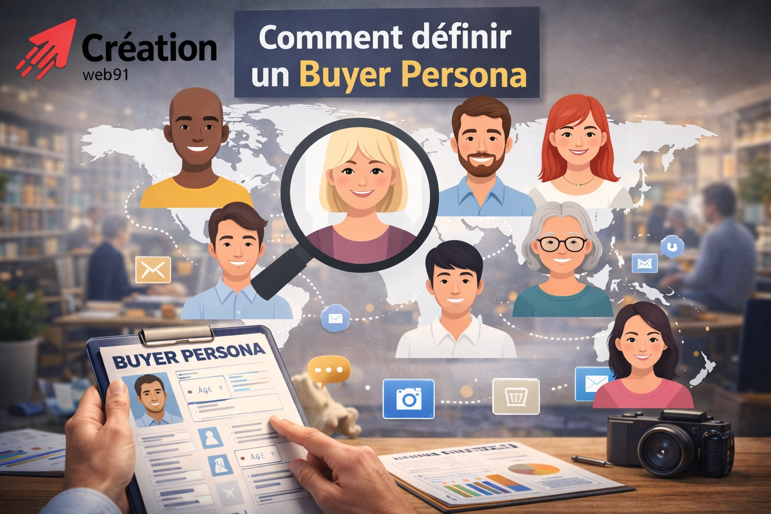 Définir un buyer persona visuel