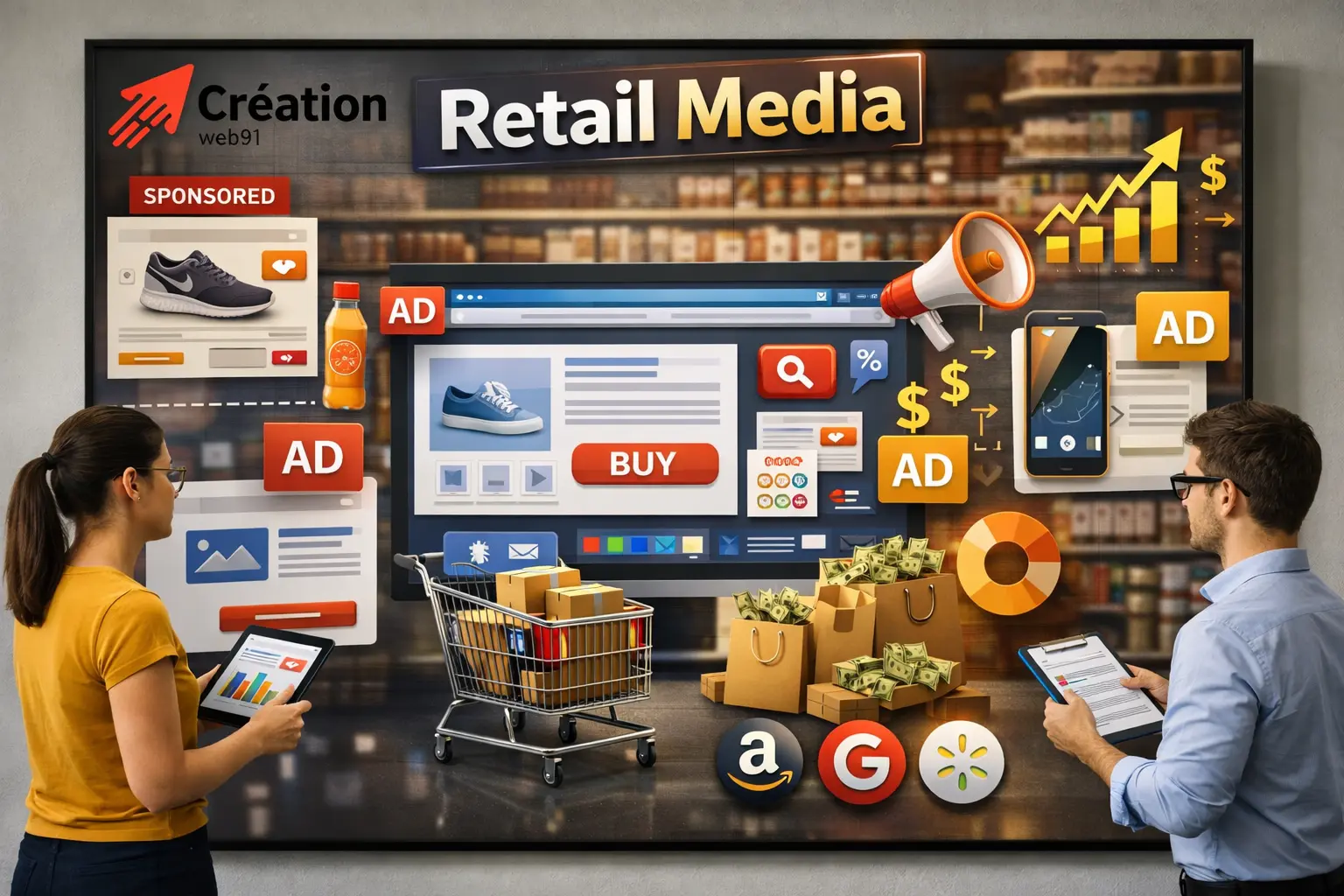 Illustration Retail Media