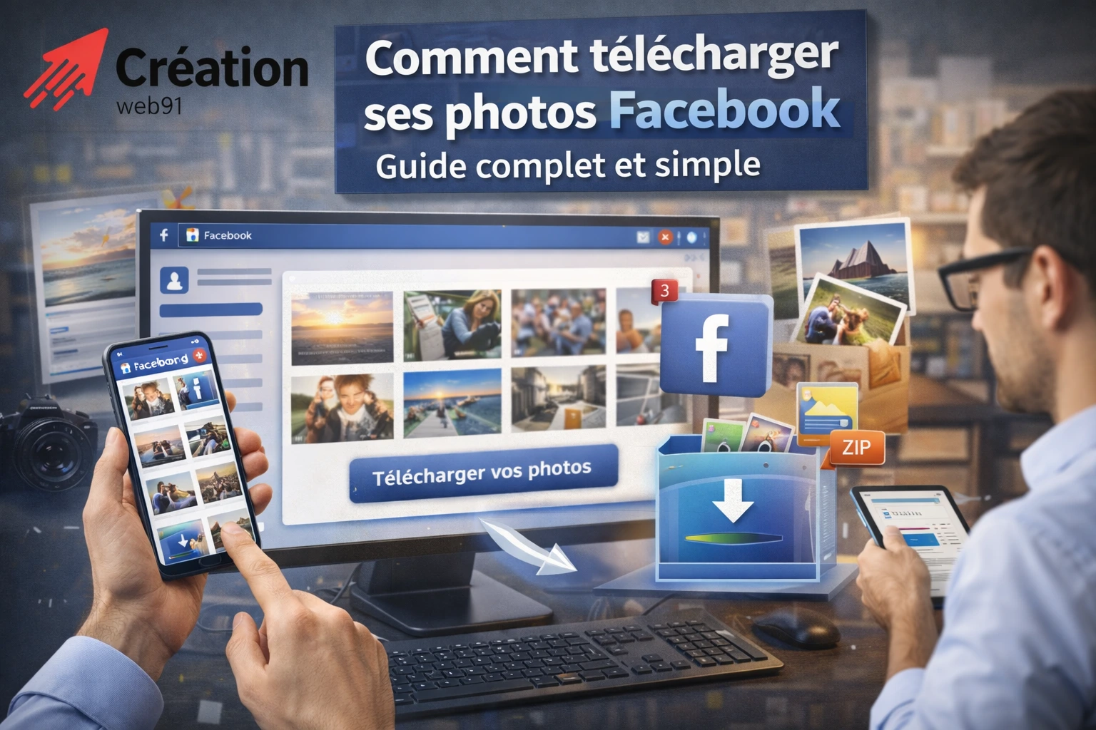 Télécharger vos photos Facebook facilement